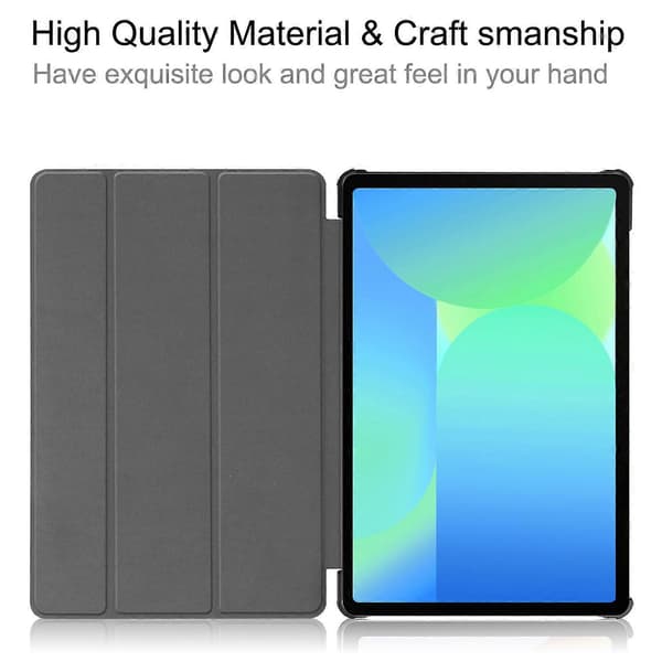 Til Samsung Galaxy Tab S10 FE/S9 FE Etui Anti-Drop Læder Stand Tablet Cover
