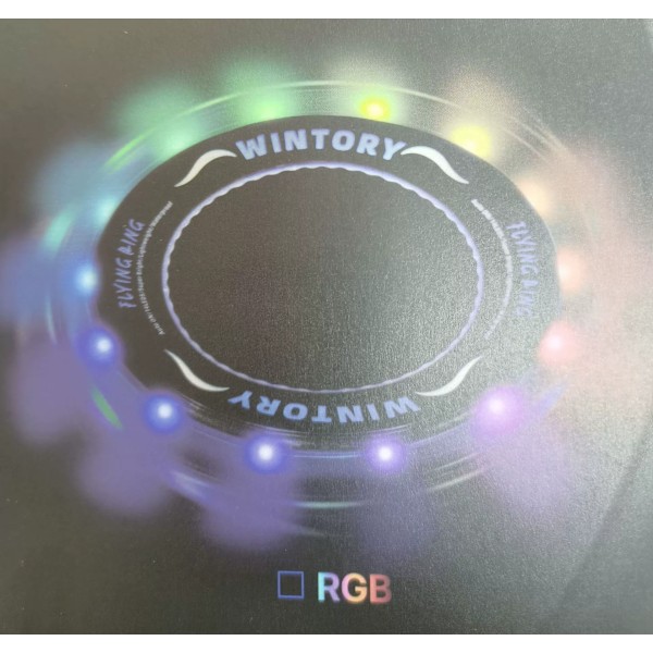 Flygande Ring - 16 Miljoner Färger RGB eller 12 LEDs, Super Stark, Förlorat Läge, Automatisk Belysning, Säker & Mjuk