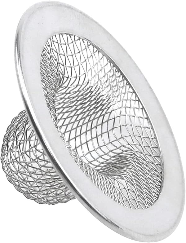 Køkkenvask Si, 2 stk. Rustfrit Stål 2-Tommer Diameter Mesh Rund Filter Badeværelse Badekar Vask Affaldskværn Kurv Filter