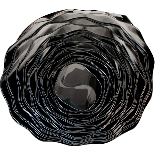 Klassisk Gräskant, Gräskant, Rabattkant, Klippkant, 9m x 20cm, Svart