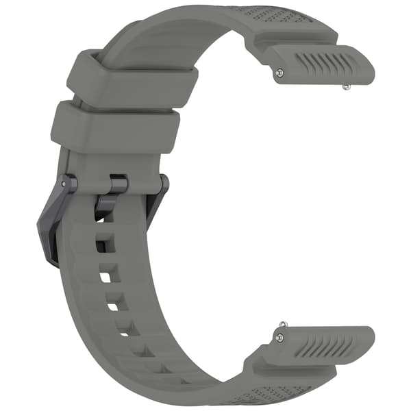 Silikonerem til Garmin Venu X1 - Sporty og behagelig rem til dit smartwatch Grå Grey