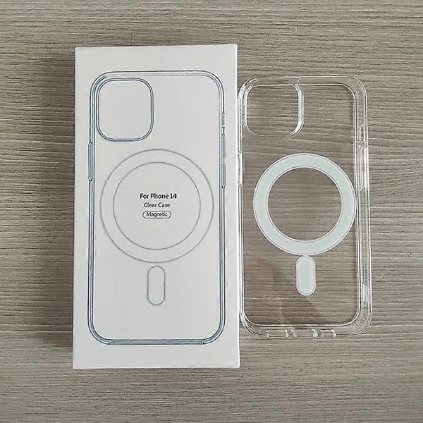 Passer til iPhone 16 Apple magnetisk mobildeksel magsafe ensfarget gjennomsiktig animasjon anti-fall 16PRO mykt deksel iPhone15 plus