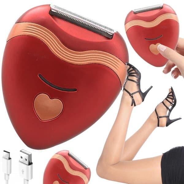 USB Genopladelig Epilator & Barbermaskine til Kvinder - Til Krop, Bikini & Ben