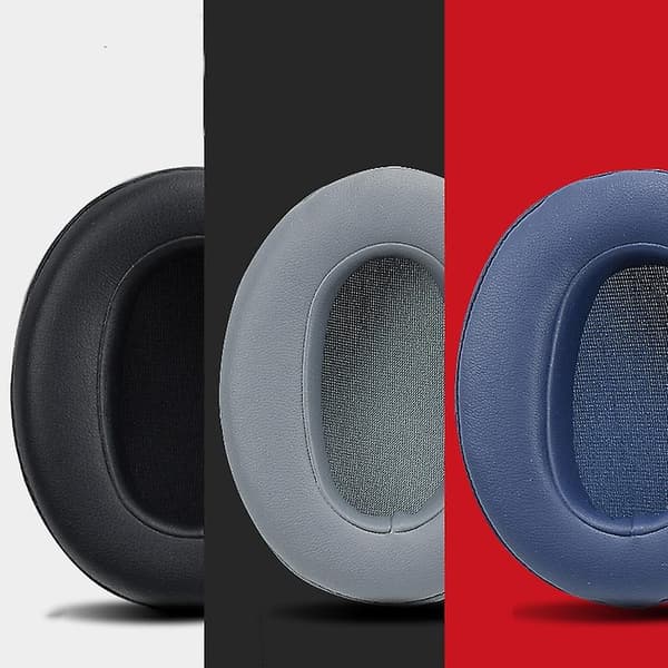 2 stk. øreputer for SONY WH-XB900N Protein Skin Utskiftbare øreputer gray