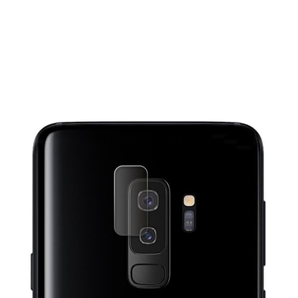 2-pakkaus Galaxy S9 Plus -kameran linssinsuojus transparent