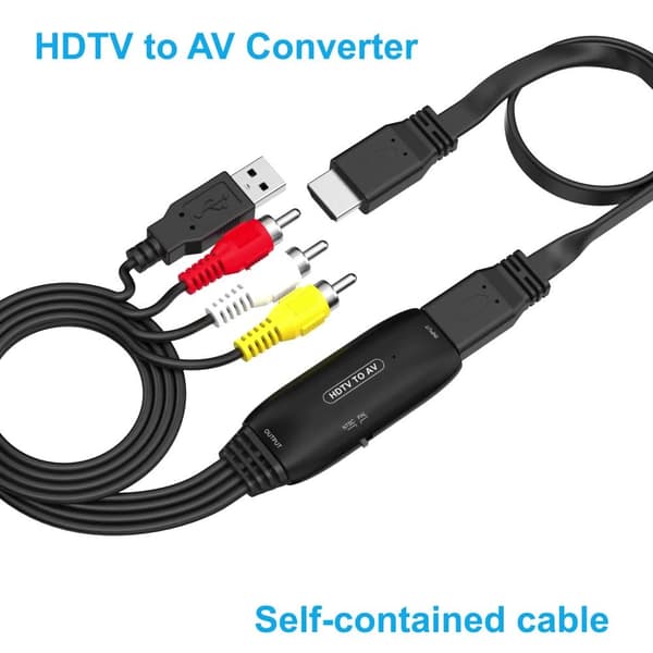 HDMI til AV-konverteradapterkabel - Tilslut dine enheder nemt