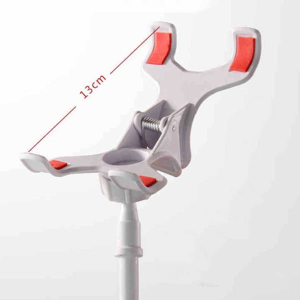 Fleksibel mobilarm med klemme - Mobilholder for bord hvit white
