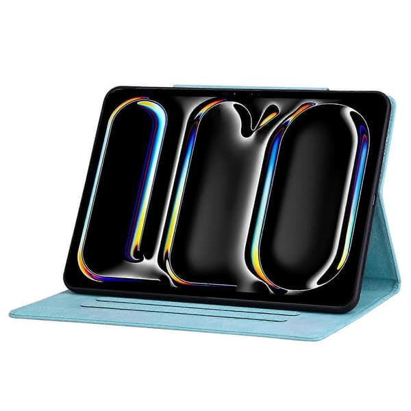Fodral för Lenovo Tab K10C/E10C Kattspänne Stängning Läder Skyddande Ställ