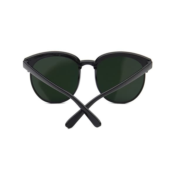 Store Svarte Retro Solbriller Svart svart black