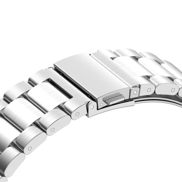 Urrem 22 mm Huawei Watch GT/Magic/TicWatch Pro rustfrit stål Sølv