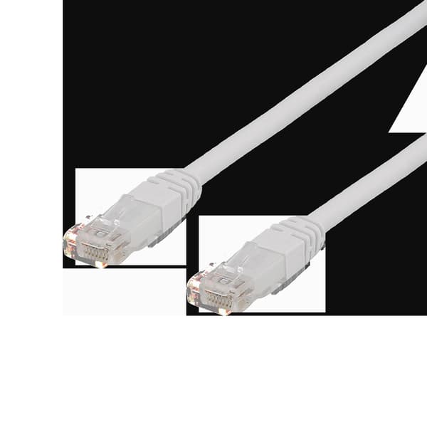 U/UTP Cat6a patchkabel, 0,5m, 500MHz, LSZH, vit