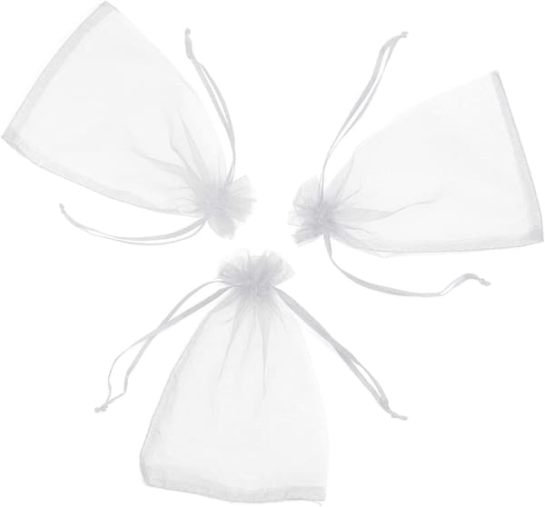 Organzapåsar 7x9 cm 50-pack Vit