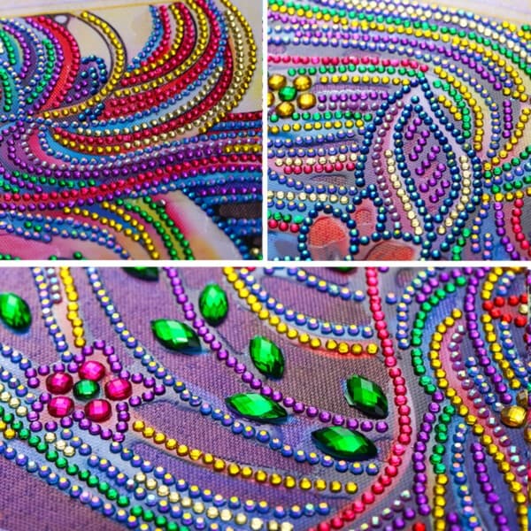 Suuri ylellinen 5D-timanttimaalaus Hevonen 47x57 monivärinen multicolor