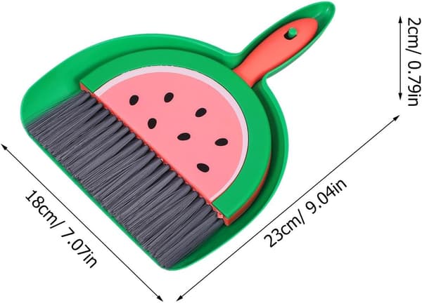 Mini pöytäharja ja rikkalapiosetti 1 kpl vihreä pöydän puhdistukseen