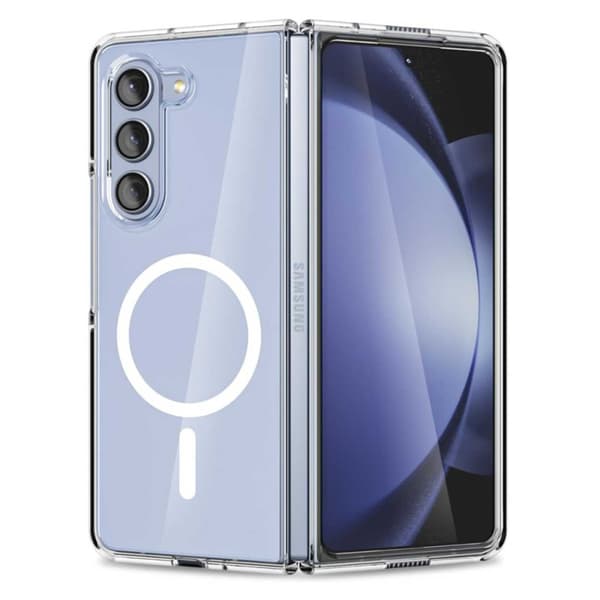 Galaxy Z Fold 5 Magnetiskt Mobilskal Magsafe Kompatibelt Transparent transparent