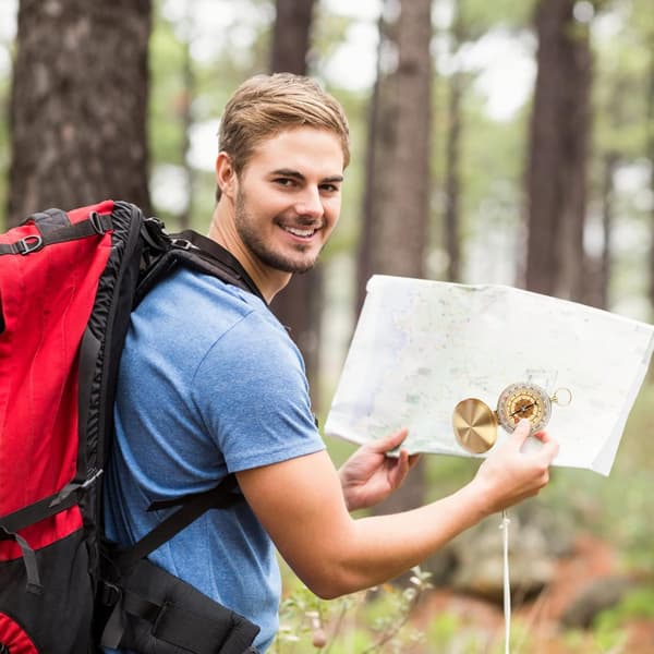 Utomhuskompass, fickkompass för resor, camping, jakt och utomhusaktiviteter Utomhuskompass