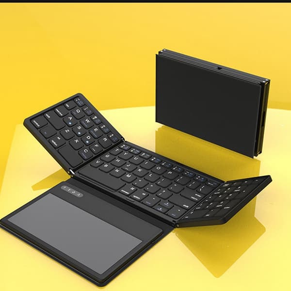 Sammenfoldeligt Bluetooth-tastatur med trackpad