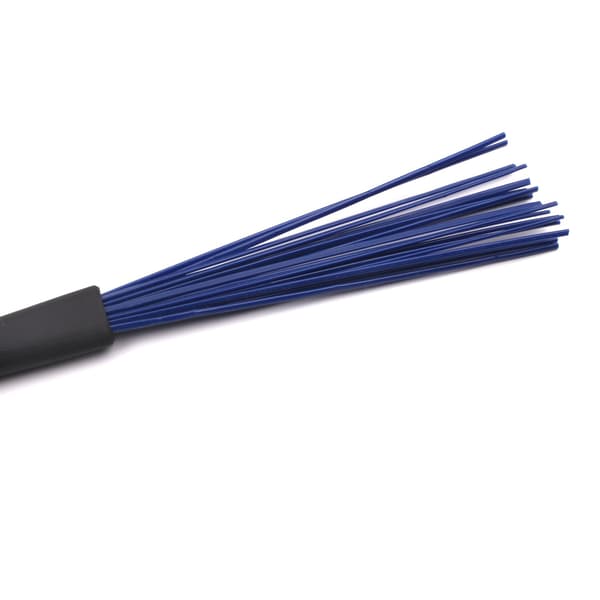 Nylon trumvispborstar - ProMark Style infällbara jazztrumvispborstar blå