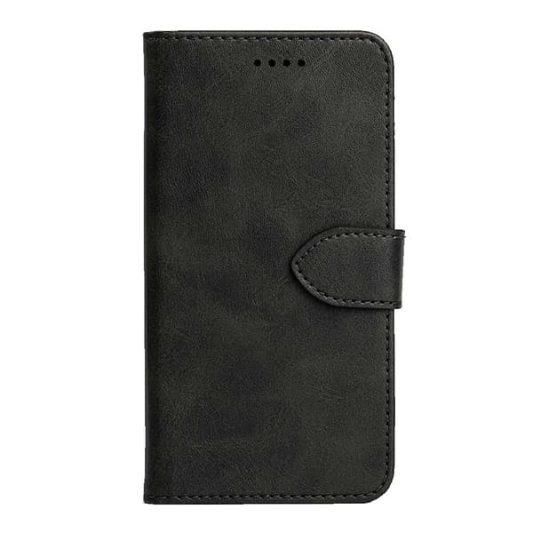 OnePlus 8 Pro Plånboksfodral Läderfodral Svart svart black