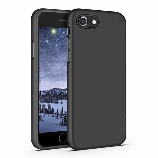 iPhone 7/8/SE silikonskal Svart