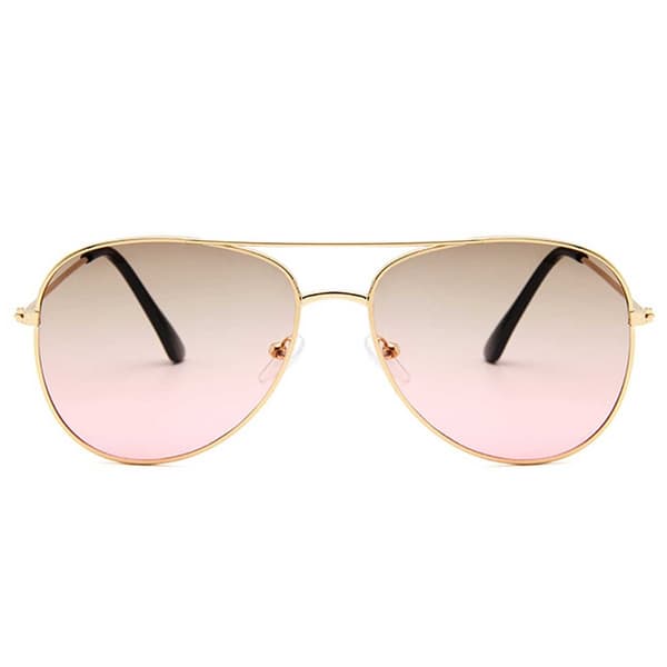 Solbriller Pilot Dame Gull Rosegull gold