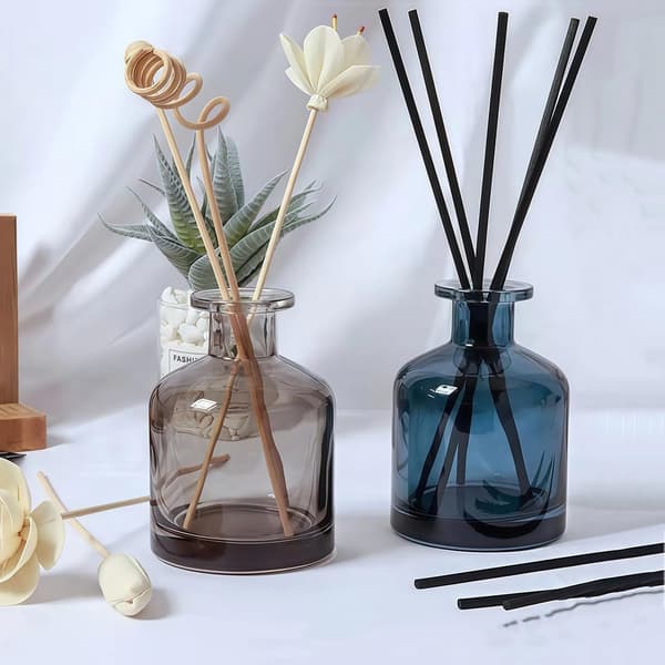 150 ml 5 oz tom glasdiffusorflaska aromaterapibehållare för eteriska oljor, doftpinnar, gör-det-själv heminredning, presentförpackning