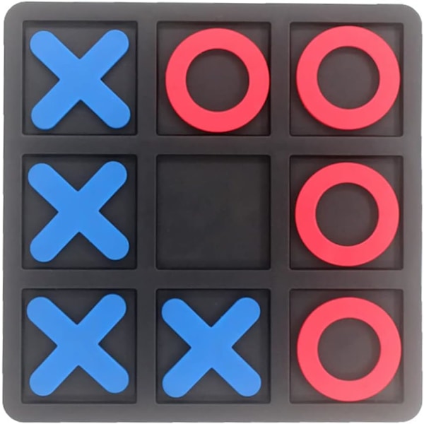 Tic Tac Toe Brädspel, Tic Tac Toe Familjespel, Klassiskt Brädspel, Klassiskt Familjespel, för Barn, Plast Tic Tac Toe Spel