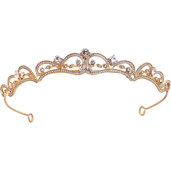 Rhinestone Krone - Glitrende Tiara til Kvinder og Piger