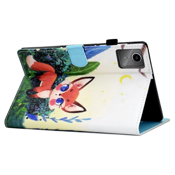 Fodral för Lenovo Tab M11/Xiaoxin Pad 11 2024 Mönstertryck PU Läder Ställ Tablet Skydd