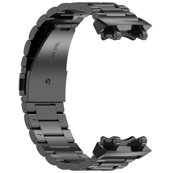 Klokkerem i rustfritt stål til Amazfit T-Rex 3 Svart Black