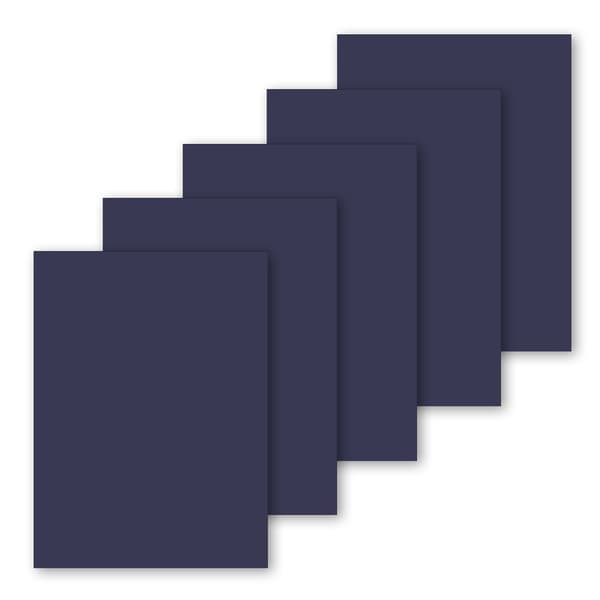Selvklebende reparasjonslapper 5 ark Mørkeblå DarkBlue
