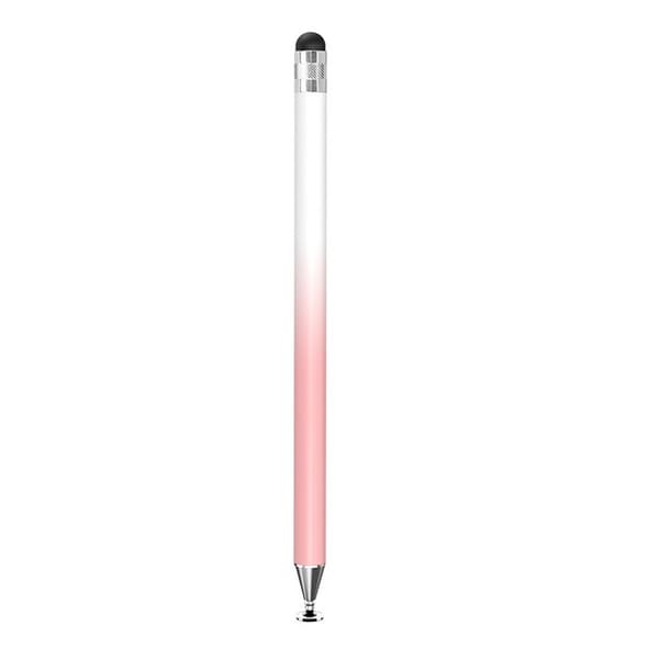 201K Dual Tip Stylus: Silikone & Klar Disk, Kompatibel med Touch Screen Enheder