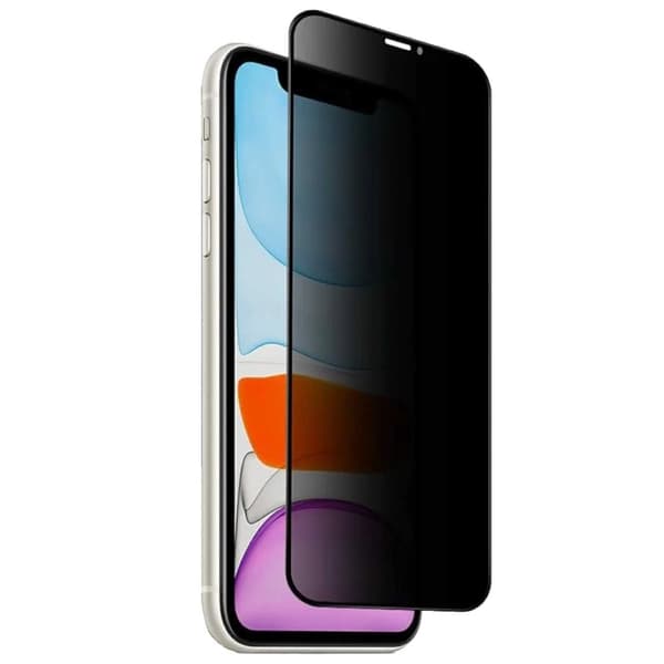 iPhone 11 Pro Max Sekretess Skärmskydd Full Täckning HD Härdat Glas transparent