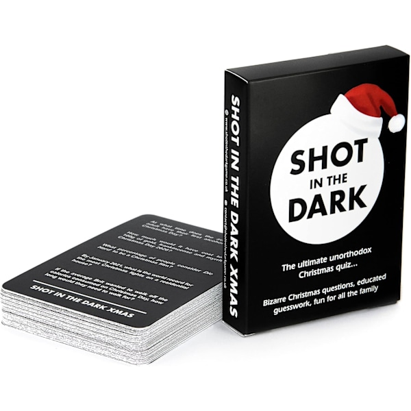 Shot in the Dark: Julquizutgåva | 2+ spelare | Vuxna & Barn | Perfekt julklapp att stoppa i strumpan