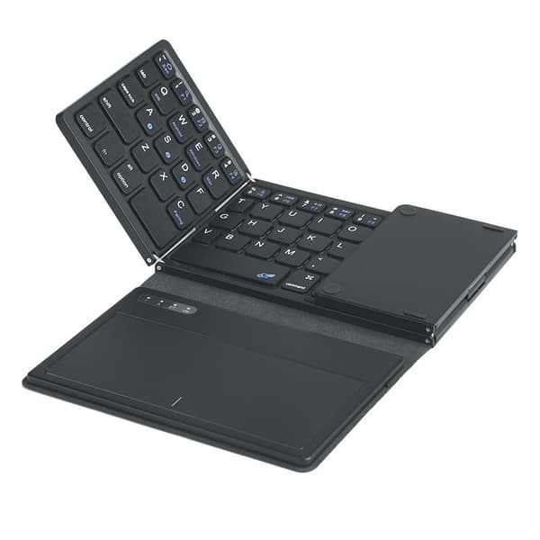 Sammenfoldeligt Bluetooth-tastatur med trackpad