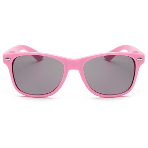 Små solglasögon för barn - Wayfarer barnsolglasögon - Rosa pink