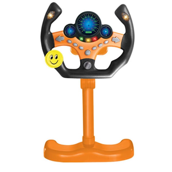 Lätt Simulerad Körleksak, Toddler Musik- och Ljudleksak, Elektrisk Tidig Utbildning Simuleringsratt (Orange1)