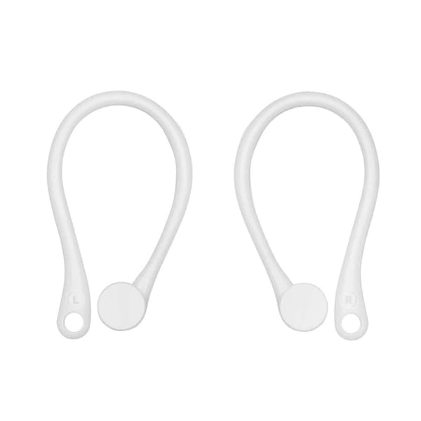 AirPods Kroker Ørekroker Silikon Ørekroker Hvit hvit white