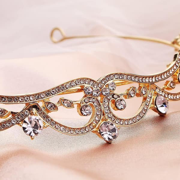 Rhinestone Krone - Glitrende Tiara For Kvinner Og Jenter