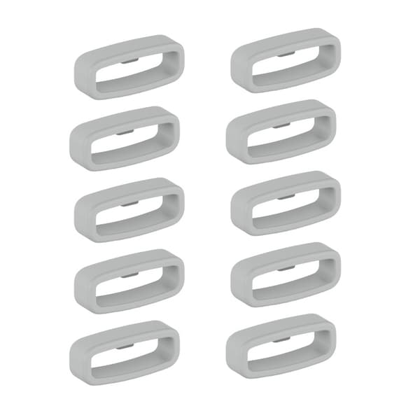Lenkki 20 mm leveille kellonrannekkeille 10 kpl harmaa Grey