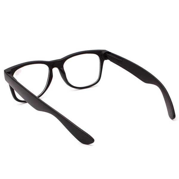 Matte Sorte Wayfarer Læsebriller med Styrke 3