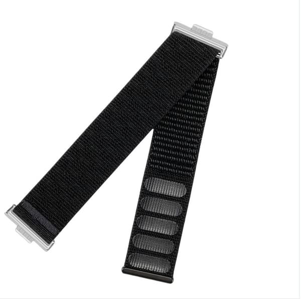 Elastisk nylonrem til Huawei Watch Fit 4 Pro Svart Black