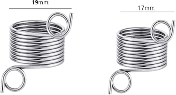 8 Stykker Strikkeløkke Rustfritt Stål Metall Garnføring Fingerholder Hekling