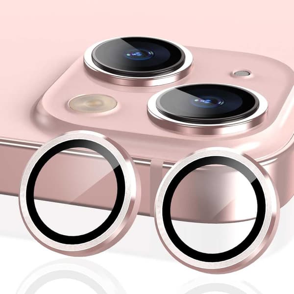 iPhone 13/13 Mini Linsebeskytter Rosa pink