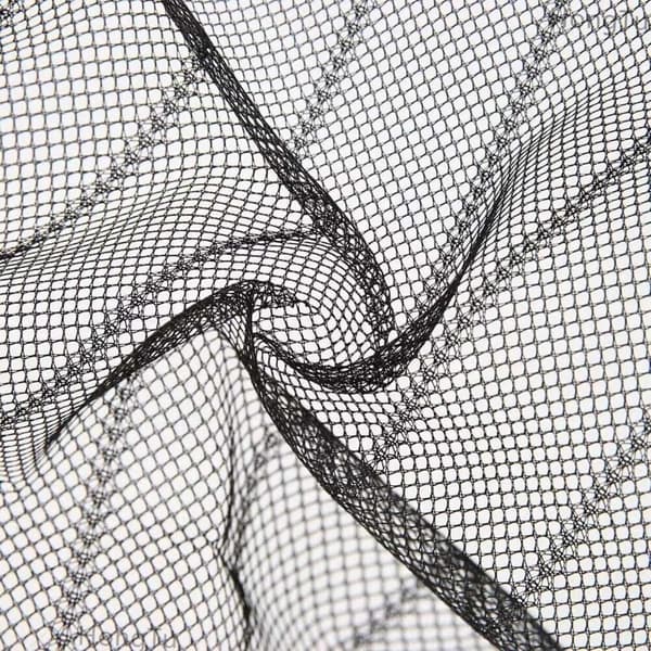 Myggenet til dør med velcro og magnetlås 210x100cm Sort sort black