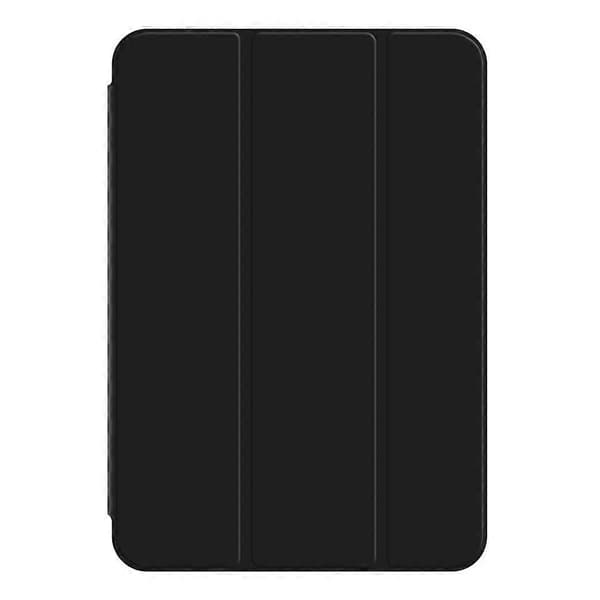 For iPad mini (2024) Deksel Magnetisk Feste PU Lær Tri-fold Stativ Støtsikkert Deksel - Svart
