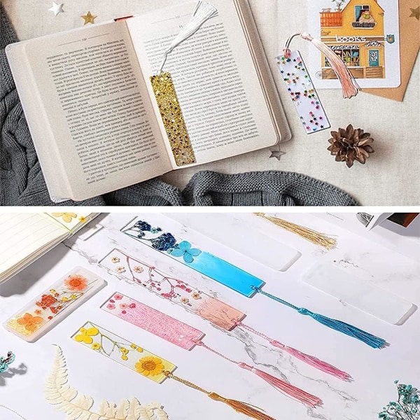 200 st Mini Tofsar, 40 Färger Silkeslena Tofsar Handgjorda Bokmärken Tofsar för DIY Hantverksmaterial Heminredning