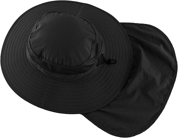 Home Prefer Utomhus UPF50+ Mesh Solhatt Bredbrättad Fiskehatt med Nackskydd