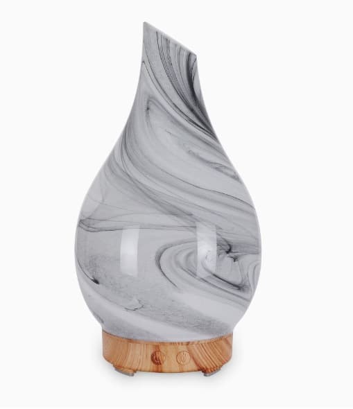 Æterisk Olie Diffuser Glas Aromaterapi Olie Diffuser Elektrisk Ultralyd Duft Fugter 100ML med Automatisk Slukning