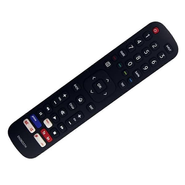Typ A EN2BO27H TV Ersättningsfjärrkontroll för Hisense TV Plastfjärrkontroll